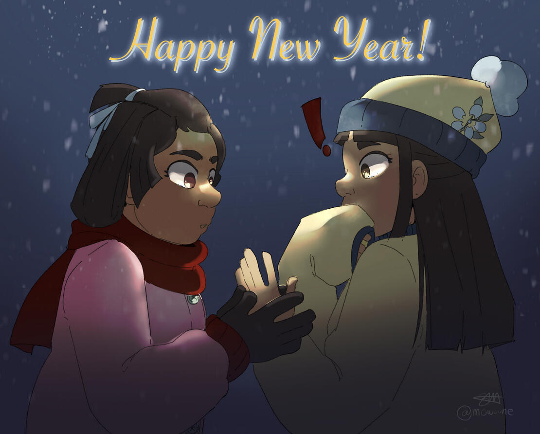 New Year's Promo for Blossoming Love: A WLW Susato Minizine