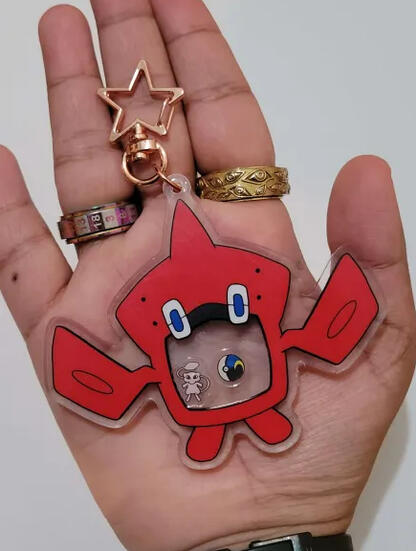 Rotom and Mew (pokemon) shaker charm