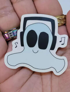 Ghostie Music Sticker (Original)