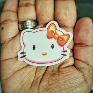 Hello Kitty Bow Sticker